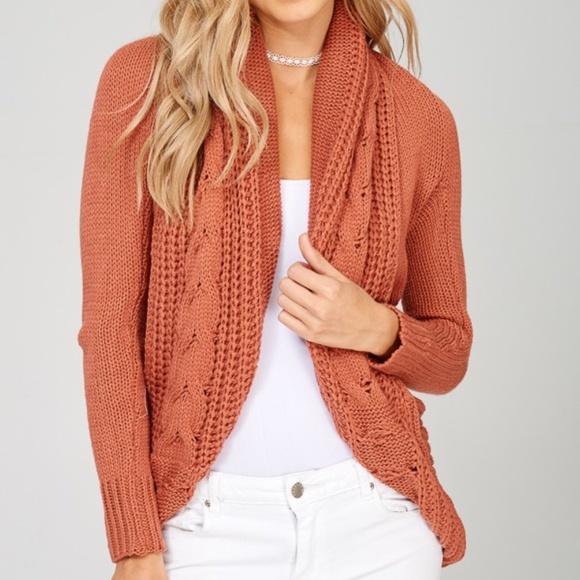 Sweaters - Last One❗Rust Shrug Cardigan